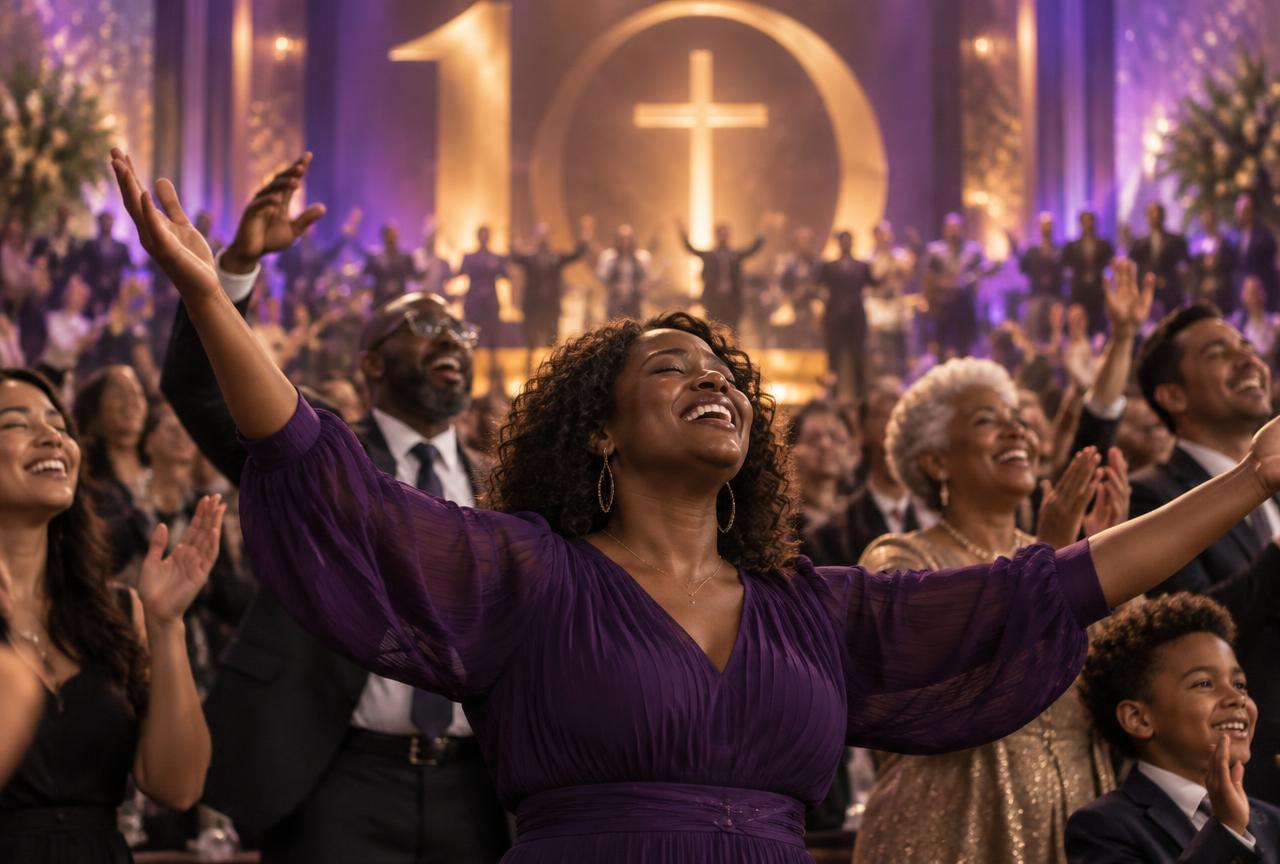 A joyful church anniversary celebration