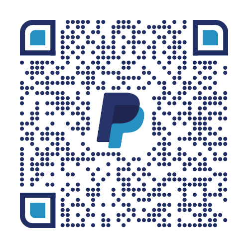 QR code linking to the Abundant Grace Embassy PayPal giving page